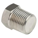RS PRO Stainless Steel Pipe Fitting Straight Hexagon Plug Male NPT Threaded 1/2 in 222-6591