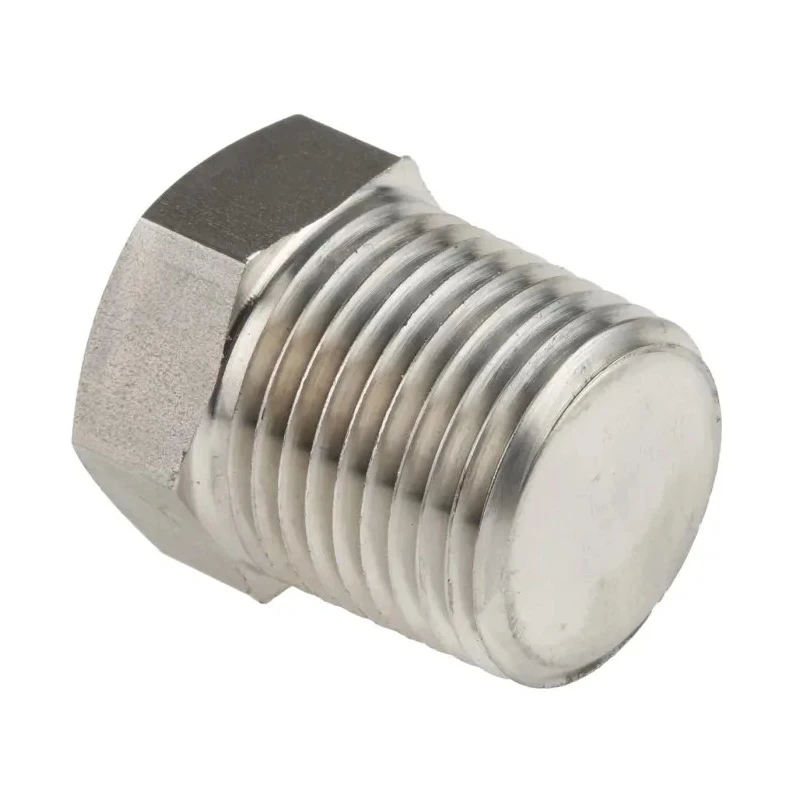RS PRO Stainless Steel Pipe Fitting Straight Hexagon Plug Male NPT Threaded 1/2 in 222-6591