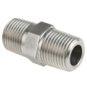 RS PRO Stainless Steel Pipe Fitting Straight Hexagon Nipple Male NPT Threaded 1/2 in x Male NPT Threaded 1/2 in 222-6636