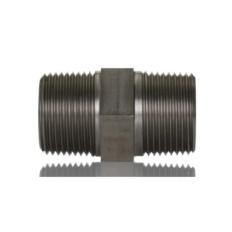 RS PRO Stainless Steel Pipe Fitting Straight Hexagon Nipple Male NPT Threaded 1 in x 1 in 222-6658