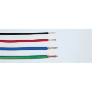 Hew Heinz Eilentropp SIFF Series Red Hook Up Wire, 17 AWG, 516/0.05 mm core strands, 20 m length, Silicone 13433-03-020