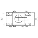 Kraus & Naimer 6-Pole Panel Front Isolator Switch, IP65, 32A, 11 kW KG32B.T206/GBA010.VE