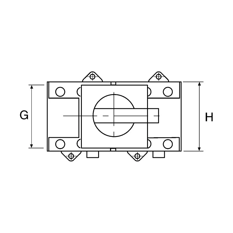 Kraus & Naimer 6-Pole Panel Front Isolator Switch, IP65, 32A, 11 kW KG32B.T206/GBA010.VE