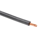Hew Heinz Eilentropp SIFF Series Black Hook Up Wire 15 AWG 392/0.07 mm Core Strands 5 m Silicone Rubber 222-7178