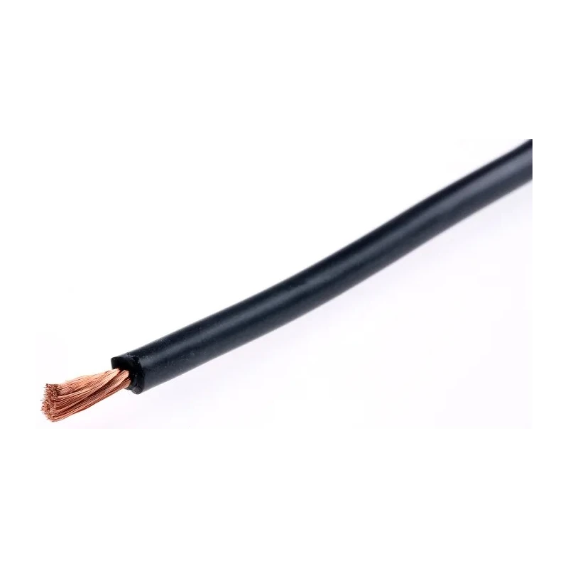 Hew Heinz Eilentropp SIFF Series Black Silicone Hook Up Wire 13 AWG 651x0.07 mm Strands 20 m Length 1.5 kV 13435-01-020