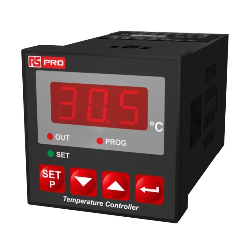 RS PRO Panel Mount On-Off Temperature Controller 1 Input 1 Output Relay 240V 222-8140