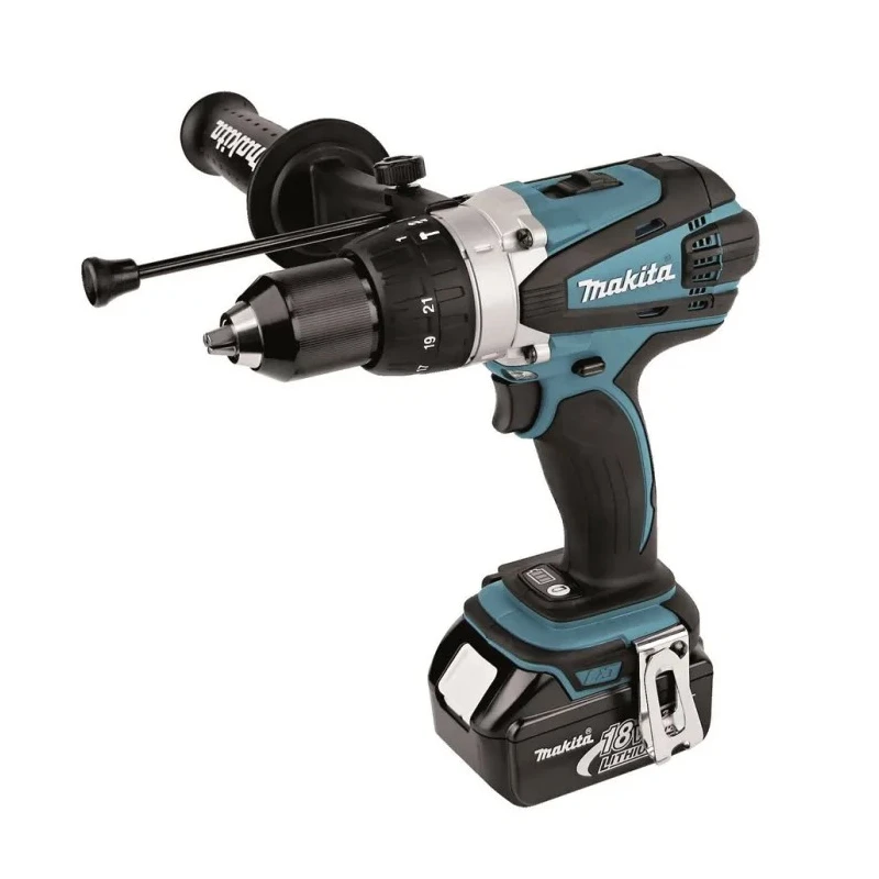 Makita Cordless Combi Drill 18V DC Motor 1.5 to 13 mm Keyless Chuck 58 Nm Torque 2000 rpm DHP458Z