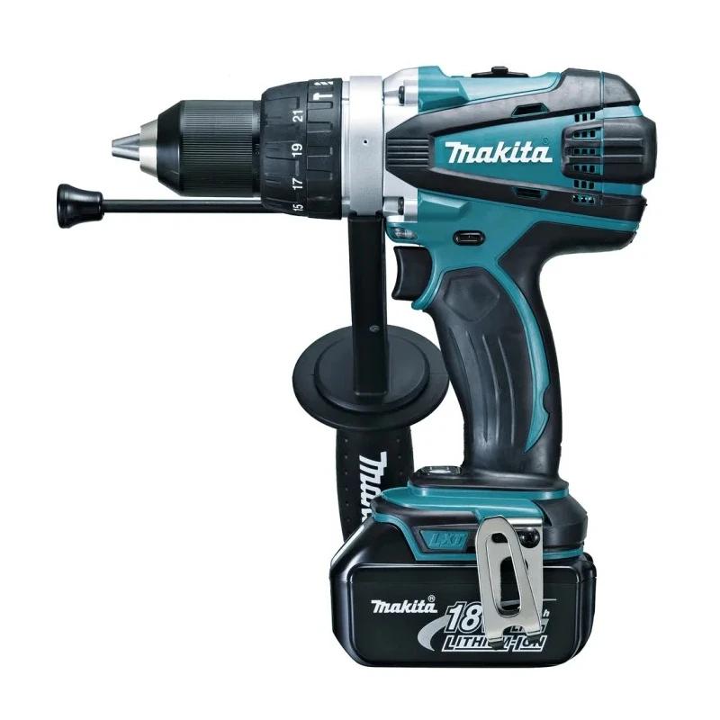 Makita Cordless Combi Drill 18V DC Motor 1.5 to 13 mm Keyless Chuck 58 Nm Torque 2000 rpm DHP458Z