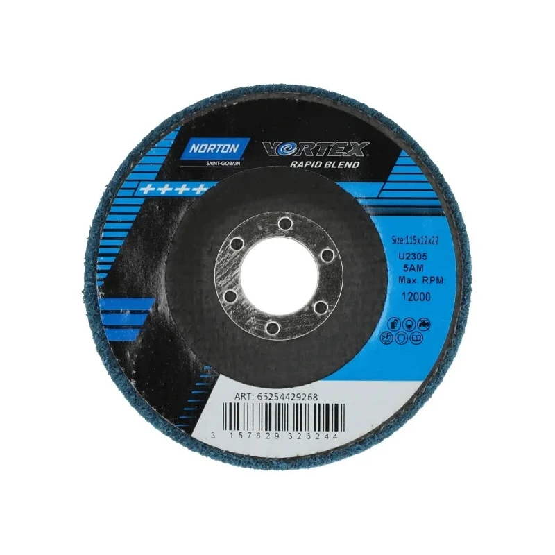 Norton Abrasive Disc Non-Woven, 114.3 mm Diameter, Medium Grade 66254429268