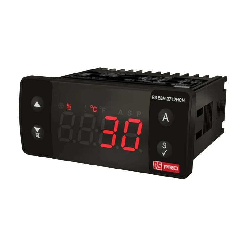 RS PRO Panel Mount On-Off Temperature Controller 1 Input, 1 Output Relay, 230V, LED Display 222-8133