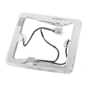 MK Electric White Light Switch Cover 250Vac Neon Locator K3041