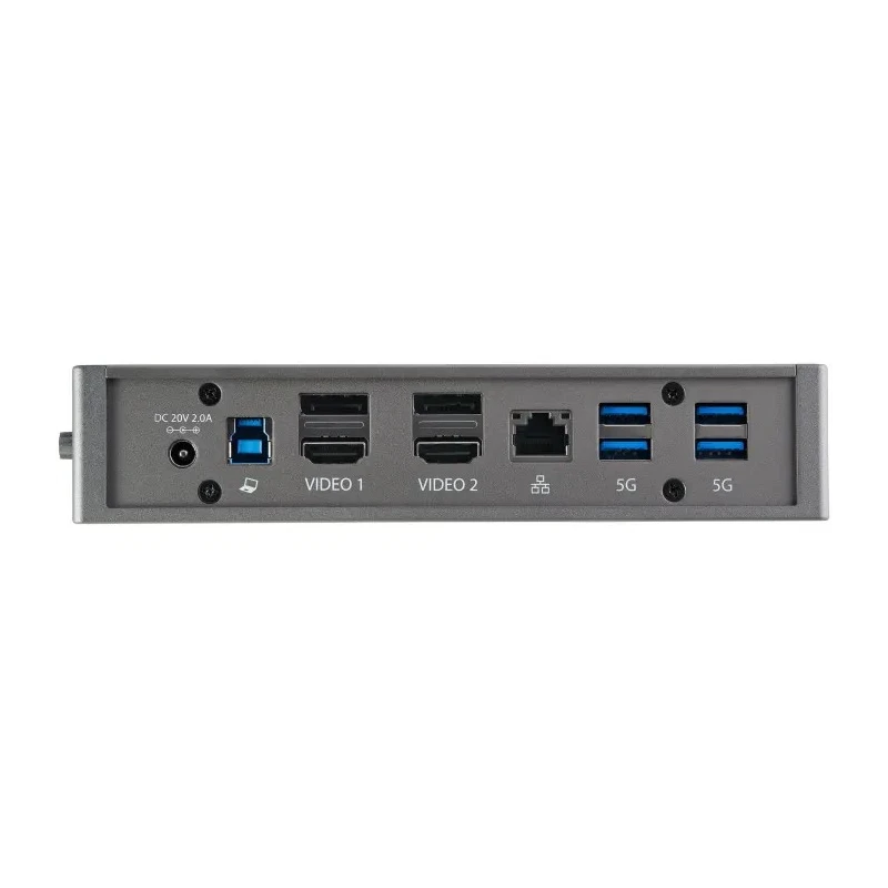 StarTech.com USB C Docking Station 4096 x 2160 pixel 4K 60Hz Resolution USB 3.1 Ports Dual HDMI DisplayPort DK30A2DHUUE