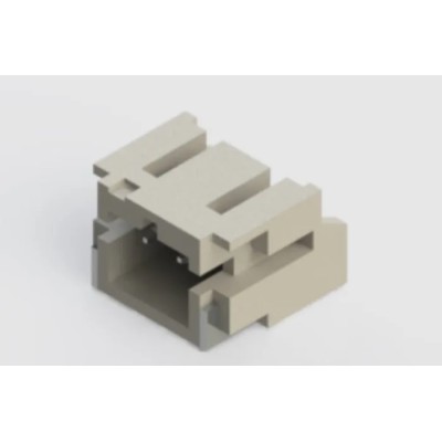 EDAC 140 Series Right Angle Surface Mount PCB Header, 2 Contacts, 2 mm Pitch, 1 Row, Shrouded 140-502-417-060