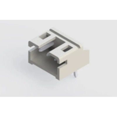 EDAC 140 Series Right Angle Through Hole PCB Header, 3 Contacts, 2 mm Pitch, 1 Row, Shrouded 140-503-415-000