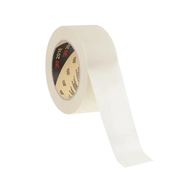 3M General Use Masking Tape 48mm Width 50m Length Rubber Adhesive Paper Backing 201E 48 mmx 50m