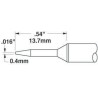 Metcal 0.4 mm Conical 13.7 mm Soldering Iron Tip for MX-H1-AV, MX-RM3E STTC-006