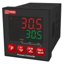 RS PRO Panel Mount PID Temperature Controller 3 Input, 3 Output Relay 24V On-Off Control 222-8150