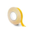 RS PRO Yellow Double Sided Polyester Tape, Polyvinyl Chloride Backing, 19mm x 50m, 80N/mm Adhesion F30 223-1083