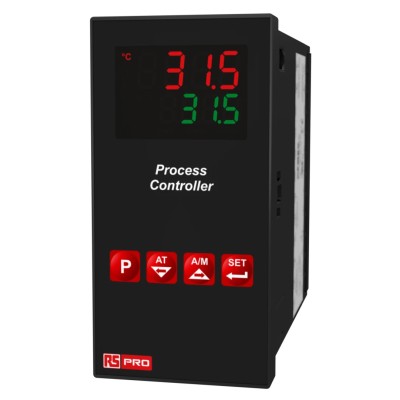 RS PRO Panel Mount PID Temperature Controller 3 Input, 3 Output Relay, SSR 240V, LED Display 222-8154