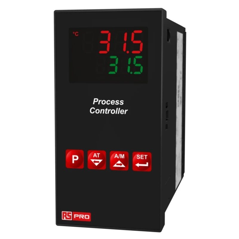 RS PRO Panel Mount PID Temperature Controller 3 Input, 3 Output Relay, SSR 240V, LED Display 222-8154