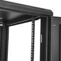 StarTech.com 24U Rack Server Cabinet Steel 1172mm Height 85.2mm Depth 600mm Width RK2433BKM