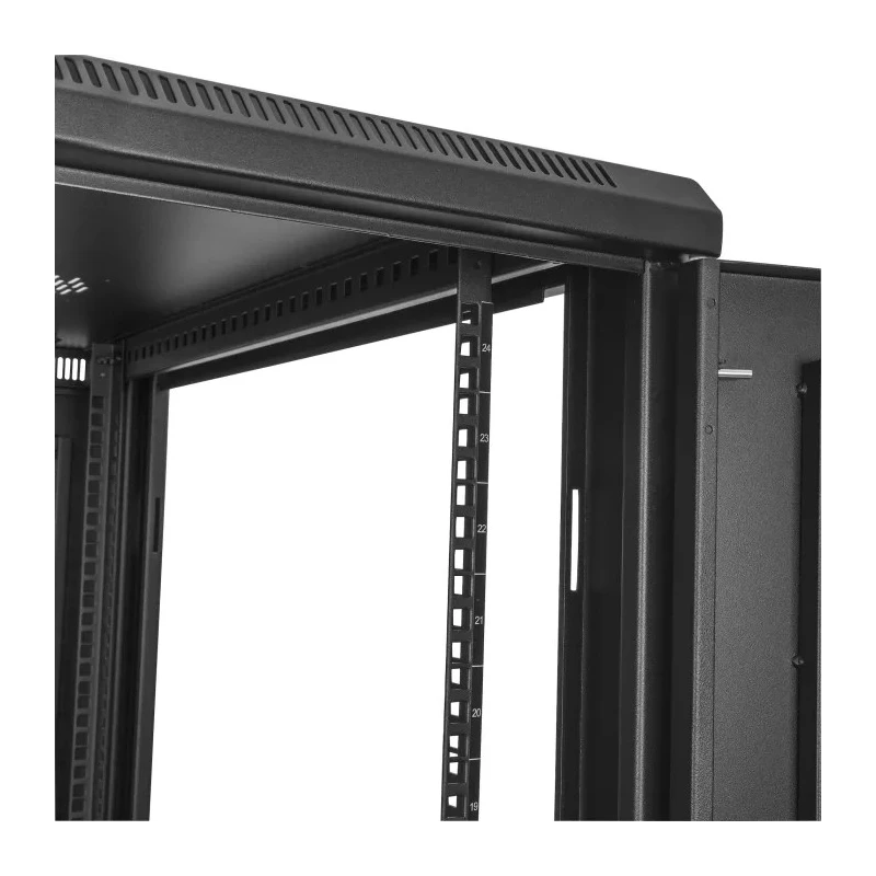 StarTech.com 24U Rack Server Cabinet Steel 1172mm Height 85.2mm Depth 600mm Width RK2433BKM