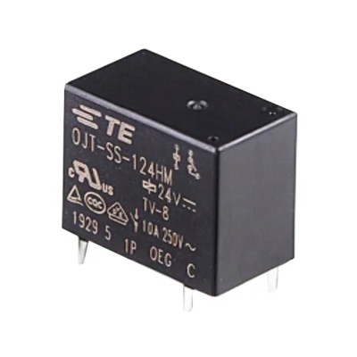 TE Connectivity PCB Relay 24V dc Coil 16A Switching Current SPST Model 1-2071556-0