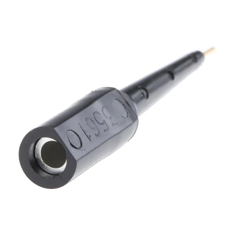 Fluke Black Test Connector Adapter with Brass Contacts and Gold Plated Pins 70V DC 3A 3561-0