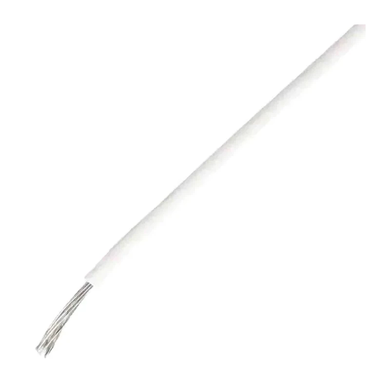 TE Connectivity SPEC 55 Series White Harsh Environment Wire, 19 x 36 AWG, Ethylene Tetrafluoroethylene, 100 m 55A0111-24-9