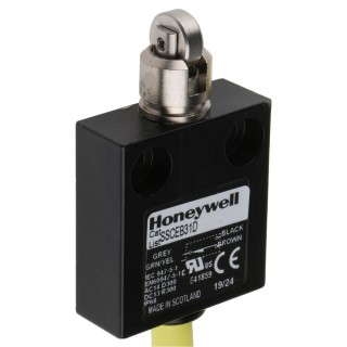 Honeywell Technologies SSCE Series Plunger Limit Switch, SPDT Contact, IP68, Die Cast Zinc Housing, 600V AC, 6A SSCEB31D