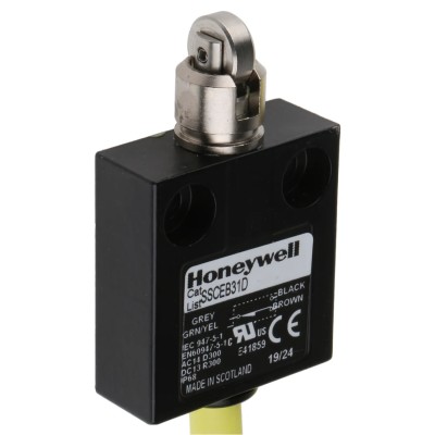 Honeywell Technologies SSCE Series Plunger Limit Switch, SPDT Contact, IP68, Die Cast Zinc Housing, 600V AC, 6A SSCEB31D