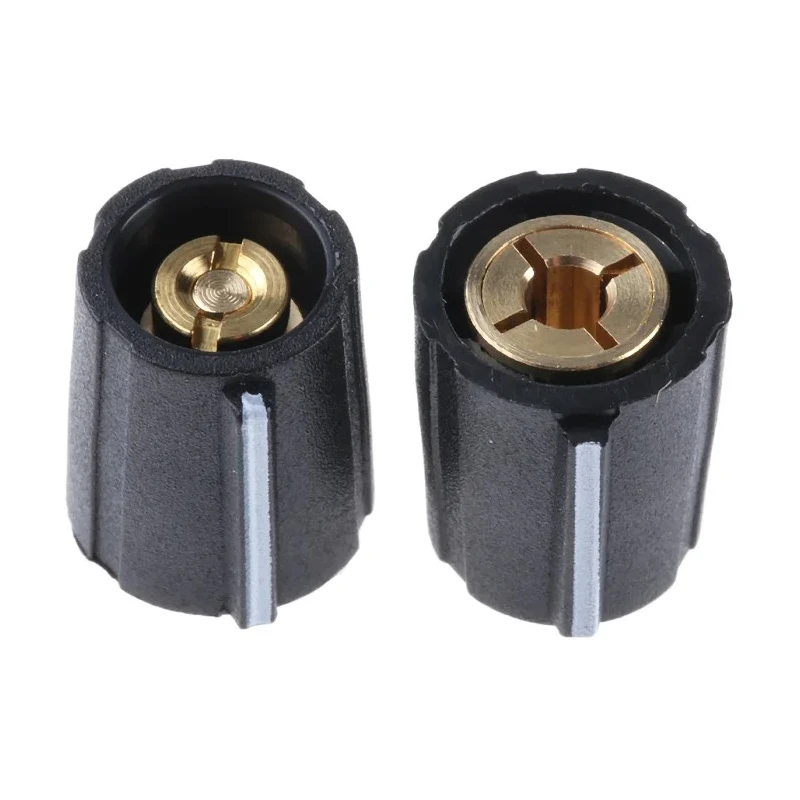 Sifam 11.5 mm Diameter Black Nylon Potentiometer Knob for 3.2 mm Circular Shaft SP111 125 BLACK