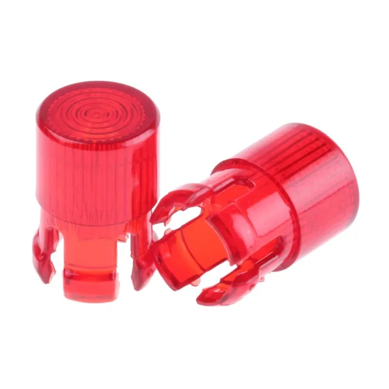 Visual LED Lens for Through-Hole LEDs Red 5 mm Polycarbonate Mount CLF 280 RTP