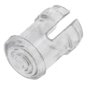 Visual LED Lens for Through-Hole LEDs Transparent 3mm, Low Profile Polycarbonate SMB 200 CTP