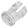 Visual LED Lens for Through-Hole LEDs Transparent 3mm, Low Profile Polycarbonate SMB 200 CTP