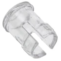 Visual LED Lens for Through-Hole LEDs Transparent 3mm, Low Profile Polycarbonate SMB 200 CTP