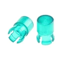 Visual LED Lens for Use with Through-Hole LEDs Green 5 mm CLF 280 GTP