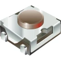 Bourns IP67 White Tactile Switch Push Button 4.8 mm SPST 100mA 16V AC/DC Surface Mount IP67 