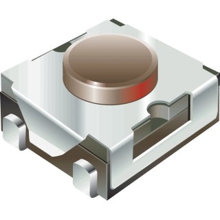 Bourns IP67 White Tactile Switch Push Button, 4.8 mm Actuator Length, SPST 100mA 16 V AC Surface Mount IP67 IP67