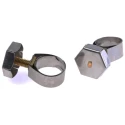 Unex Hose & Jubilee Clip, Brass Bolt with Stainless Steel Thumb Hex Screw, 11mm Width, 14-19mm ID 9930