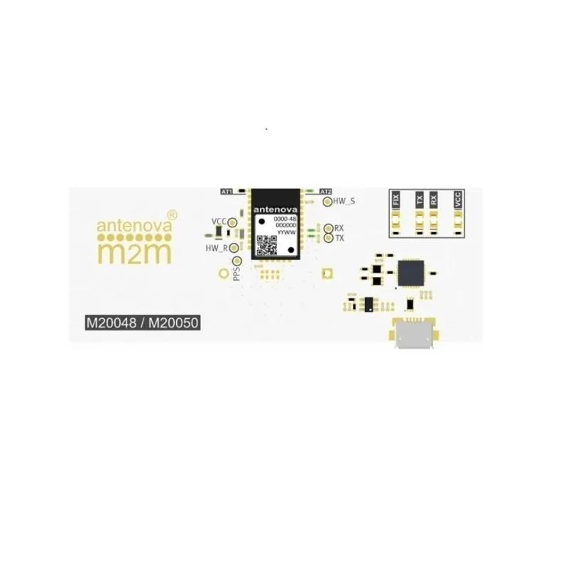 Antenova Compact GPS Module with MediaTek MT3333 Chip, 88 Channels, -163 dBm Sensitivity, 1575.42 MHz UART Interface M20050-1
