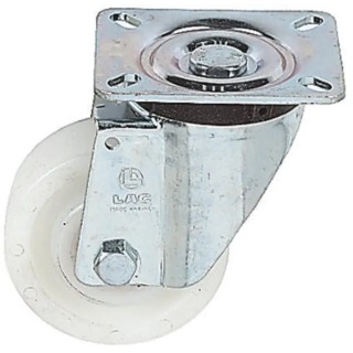 LAG Swivel Castor, 850 kg Load Capacity, 200 mm Polyamide Wheel, Galvanised Steel Frame 17872
