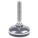 Nu-Tech Engineering M10 50 mm Dia. Stainless Steel Adjustable Foot 350 kg Static Load Capacity 3.5 ° Tilt Angle A105/001