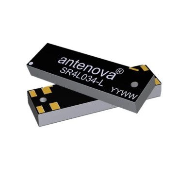 Antenova Square Omni-Directional Internal PCB Antenna Mount with SMA Female Connector, 698-2690 MHz, 4G/3G SR4L034L