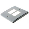 MK Electric White 2 Gang Light Switch Cover K3632 WHI