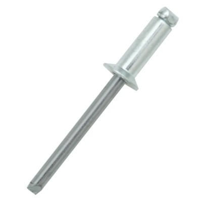 RS PRO Aluminium Blind Rivet 3.2 mm Dome Head, Plain Finish, Steel Mandrel 223-1137