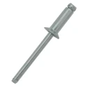 RS PRO Aluminium Blind Rivet 4 mm Dome Head DIN 7337 Plain Finish 223-1162