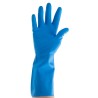 Polyco Healthline Blue Nitrile Coated Work Gloves Size 7, Chemical Resistant, Flock Lined 944