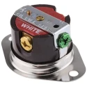 Hubbell 15A 125V USA Mains Connector Brown Panel Mount Steel Phenolic Screw Termination HBL5256