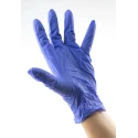 Polyco Healthline Indigo Purple Nitrile Disposable Gloves Food Safe, Size XL MFNP100/04